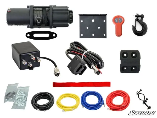 3500 lb UTV/ATV Winch with Wireless Remote & Synthetic Rope