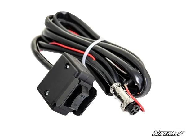 3500 lb UTV/ATV Winch with Wireless Remote & Synthetic Rope