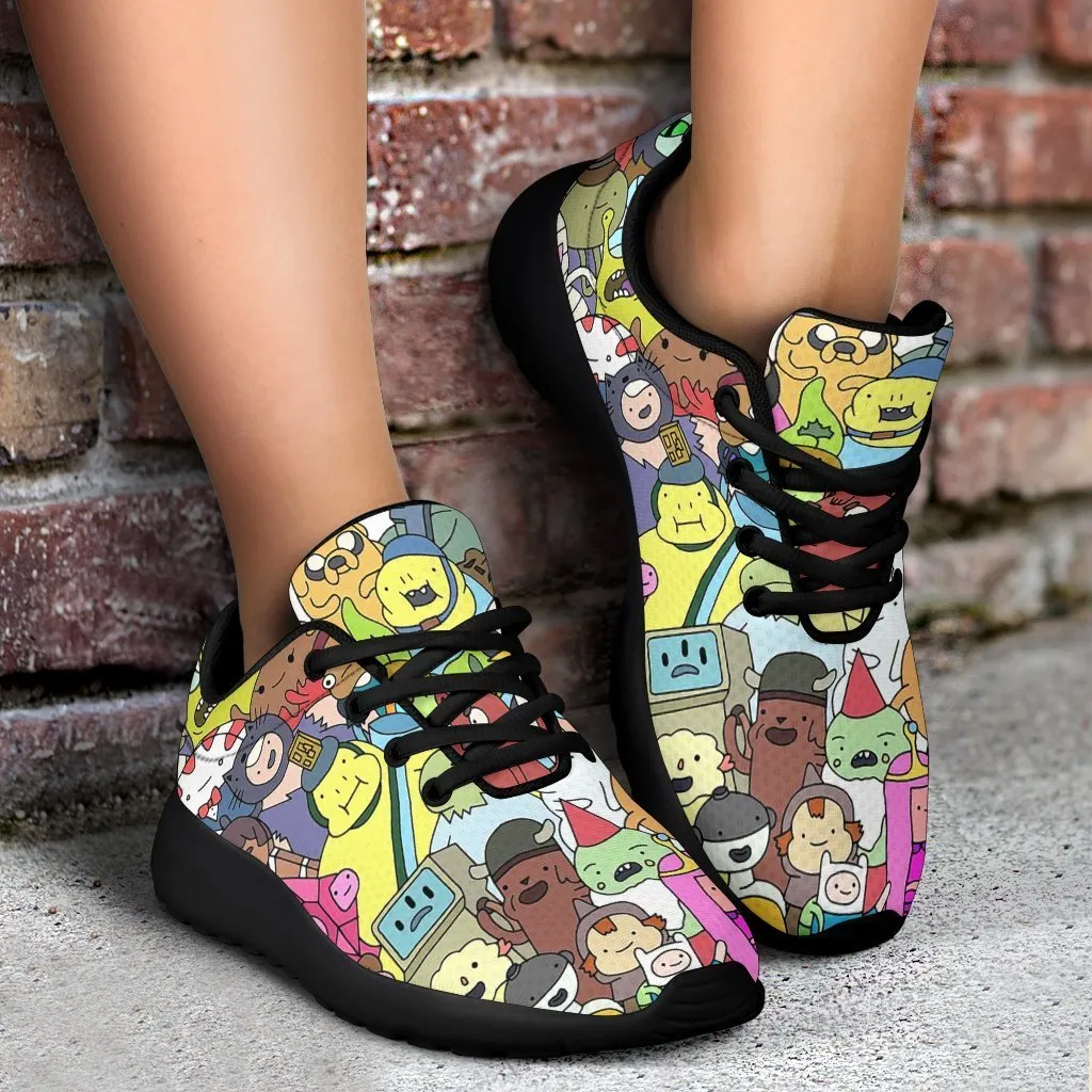 Adventure Time Sneakers Sporty Shoes Funny Gift Idea PT19