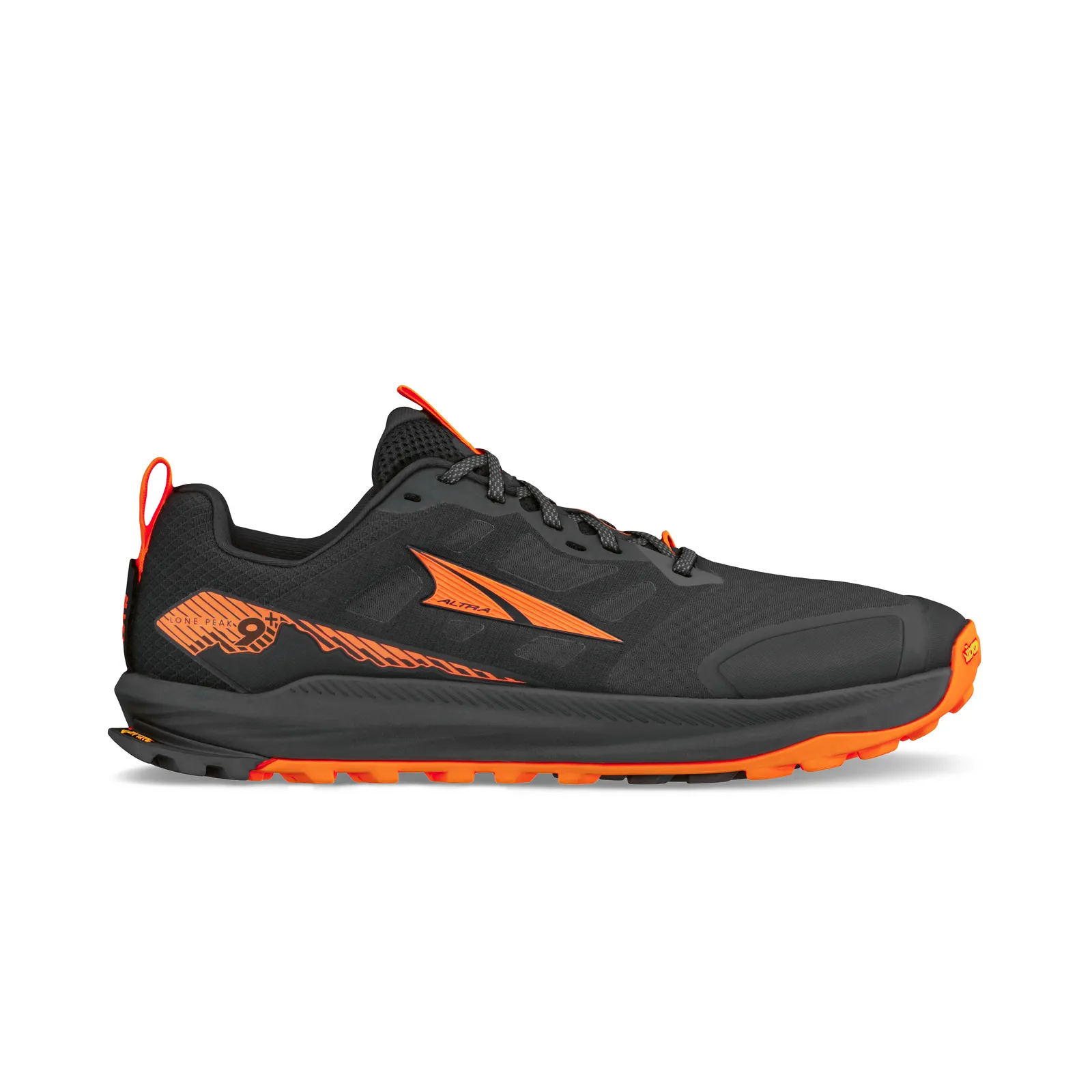 Altra Lone Peak 9  (Mens) - Black/Orange