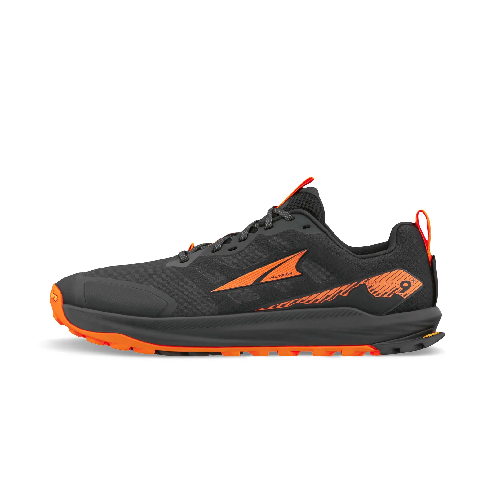 Altra Lone Peak 9  (Mens) - Black/Orange