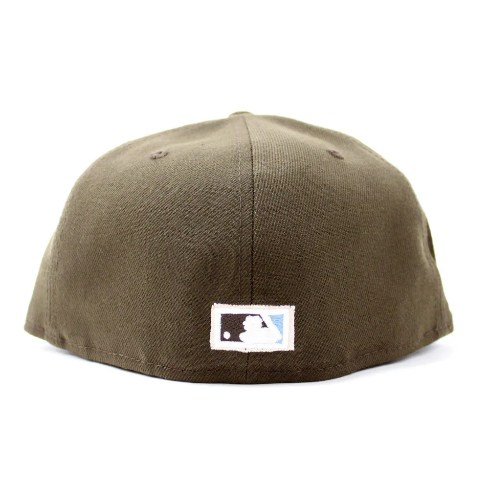Anaheim Angels 50th Anniversary New Era 59Fifty Fitted Hat (Walnut Peach Under Brim)