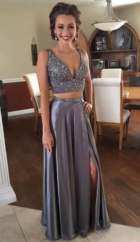 Anneprom Strapless Red A-Line Taffeta Long Prom Dresses With Beaded APP0266