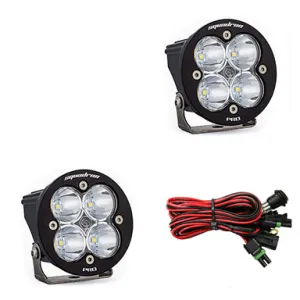 Baja Designs Jeep JK Squadron-R Pro Fog Pocket Light Kit - Jeep 2010-18 Wrangler JK w/ Premium OE Bumper