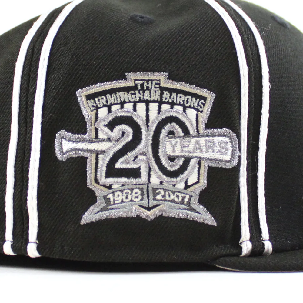 Birmingham Barons New Era 59Fifty Fitted Hat V2 (AIR JORDAN IX BARONS Black GRAY UNDER BRIM)