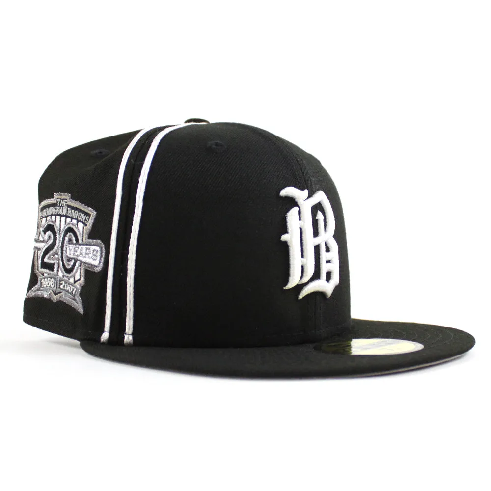 Birmingham Barons New Era 59Fifty Fitted Hat V2 (AIR JORDAN IX BARONS Black GRAY UNDER BRIM)