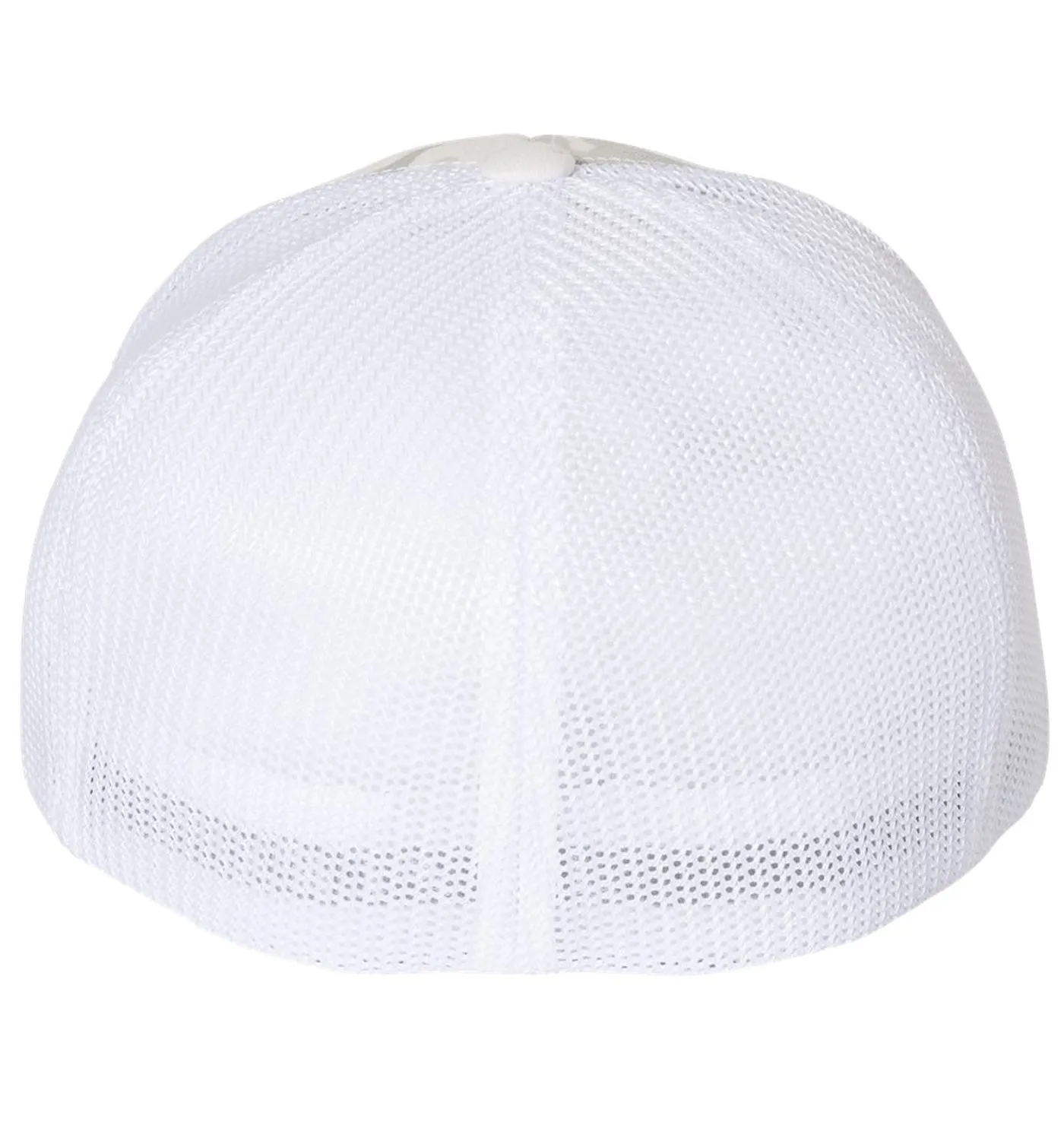 Blackfish Outfitters 6 Panel Trucker Flexfit Mulitcam Alpine White Hat