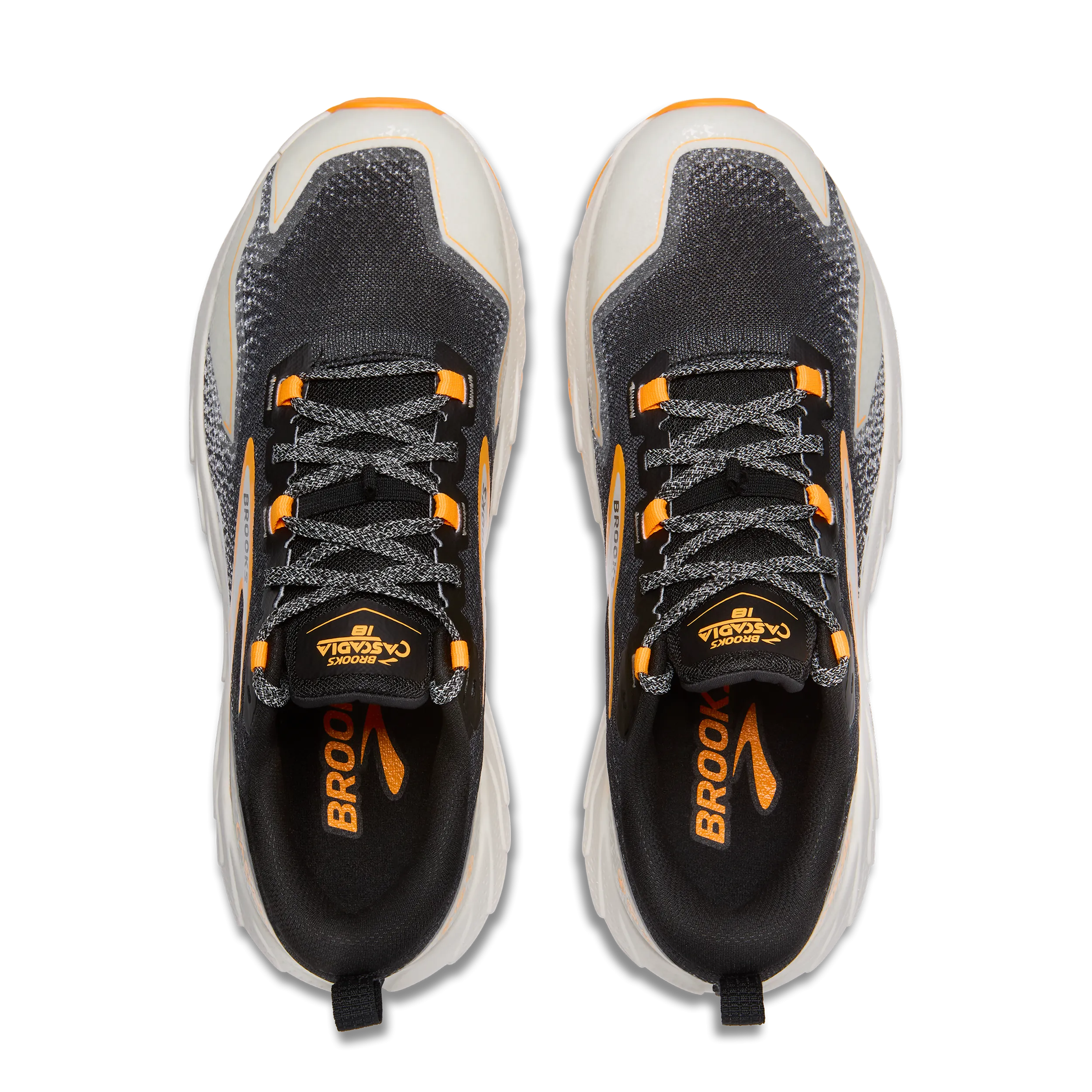 Brooks Cascadia 18 | Black / Blue Wash / Orange | Mens