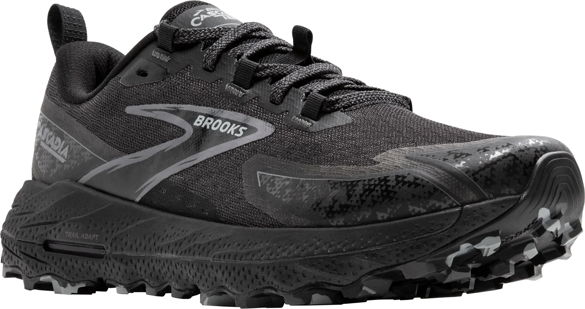 Brooks Cascadia 18 Mens Trail Running Shoes - Black