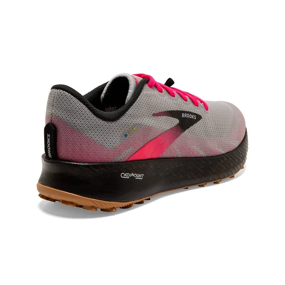 Brooks Catamount (Women's) - Alloy/Pink/Black