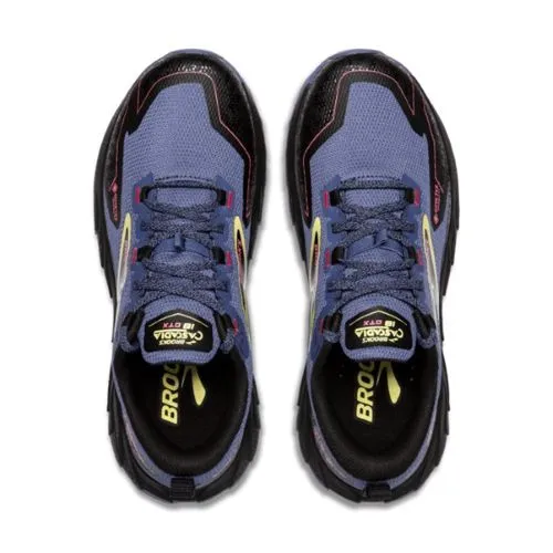 Brooks Womens GTX Cascadia 18 Grey Blue/Black/Pink