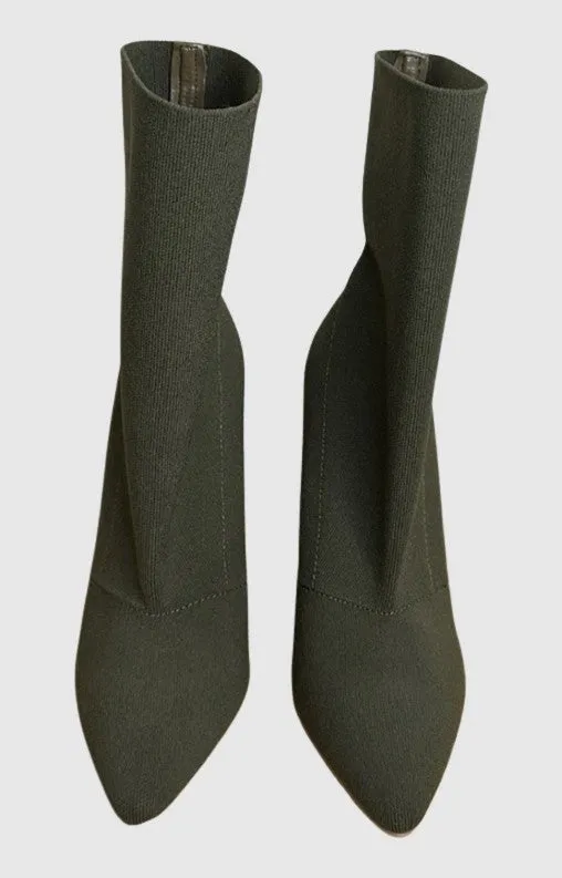 CAPITOL OLIVE GREEN BOOTIE - SM REBOOTED