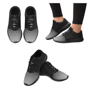 Cash Vision Mesh Running Shoes - Black White
