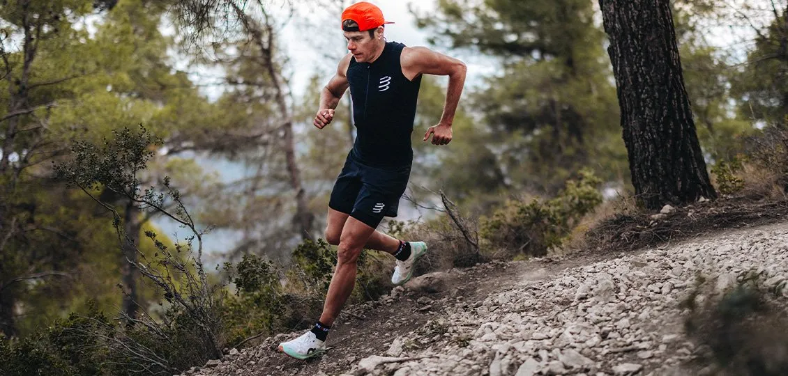Compressport | Trail Postural Tank | Singlet | Heren