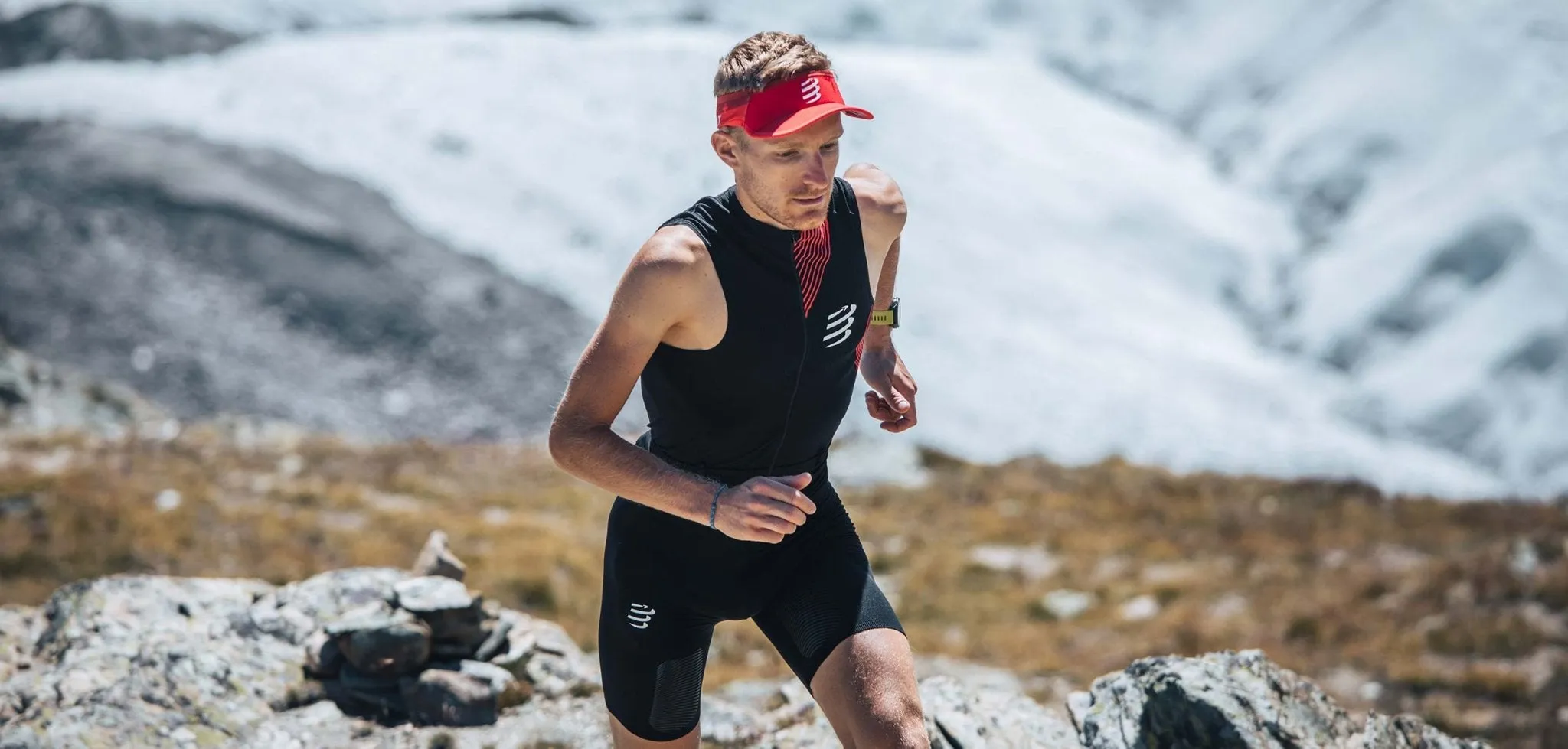 Compressport | Trail Postural Tank | Singlet | Heren