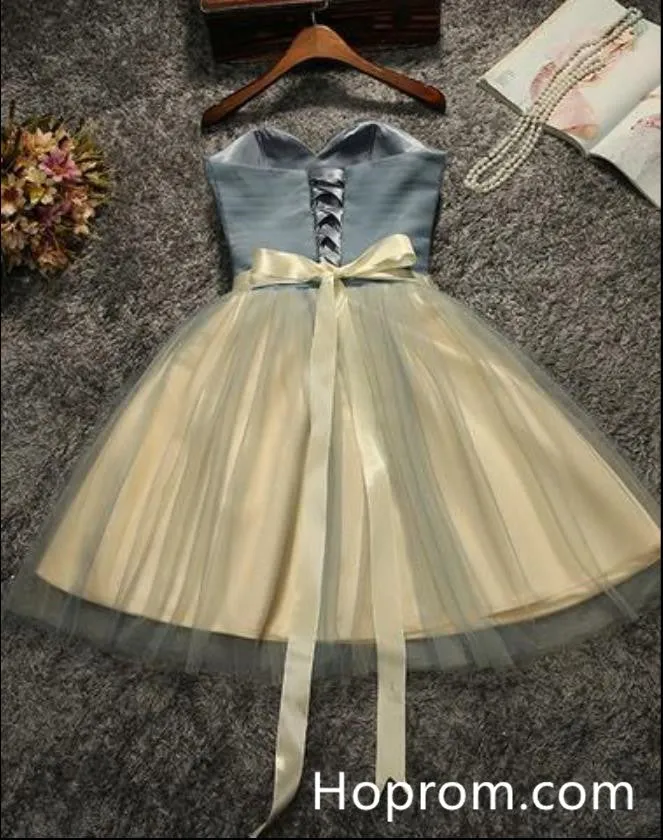 Cute Short Prom Dresss, Cute Tulle Homecoming Dress
