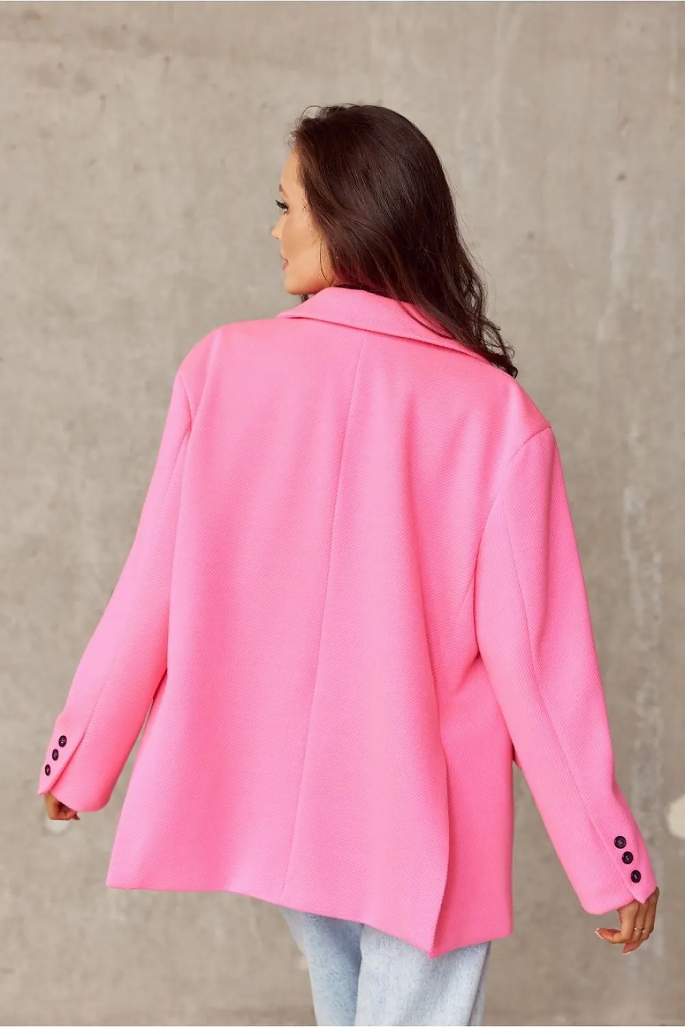 Decorative Lapel Voluminous Blazer