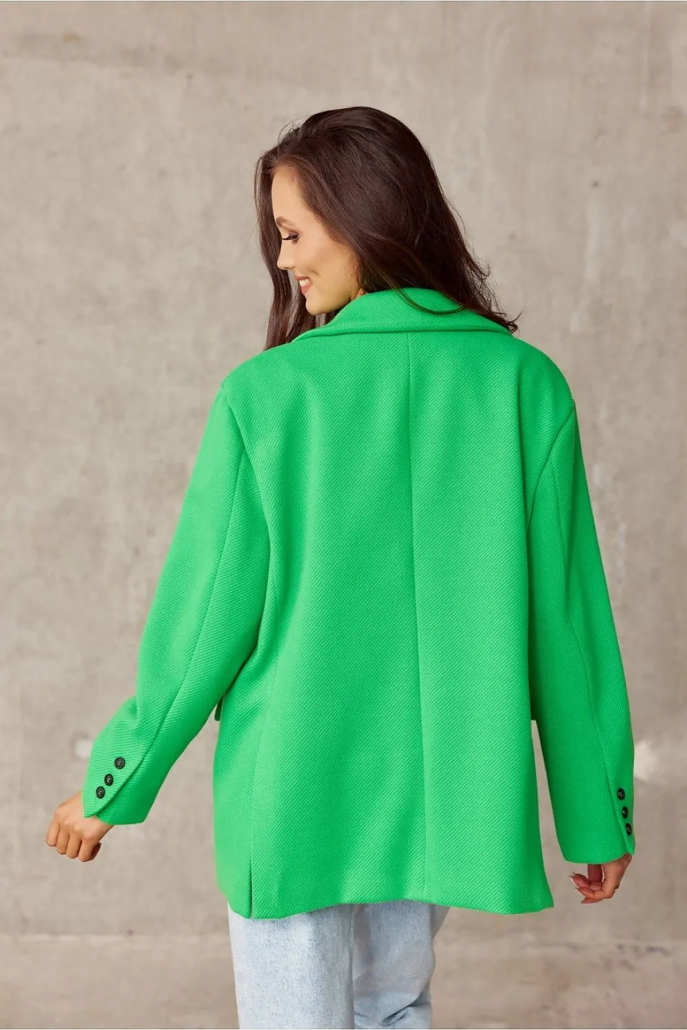 Decorative Lapel Voluminous Blazer