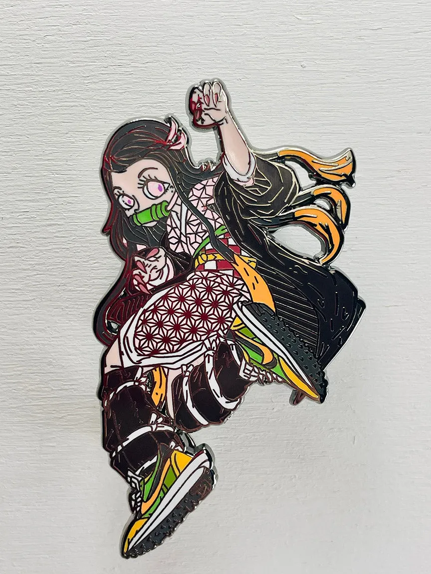 Demon Slayer Nezuko enamel pin