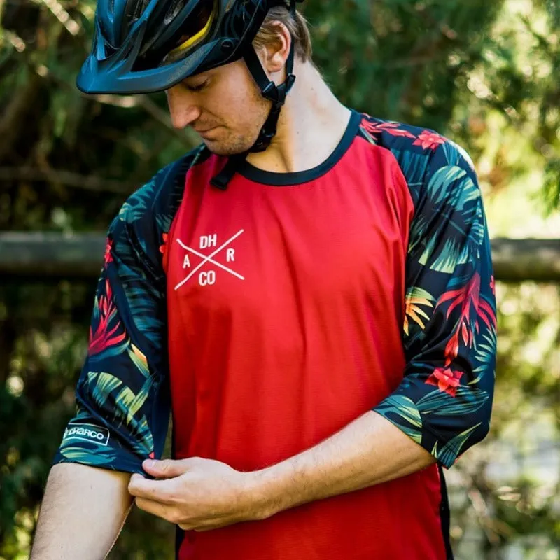 DHARCO Mens 3/4 Sleeve Jersey | Fast Tropic