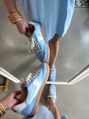 {Dolce Vita} Notice Blue Suede Sneakers