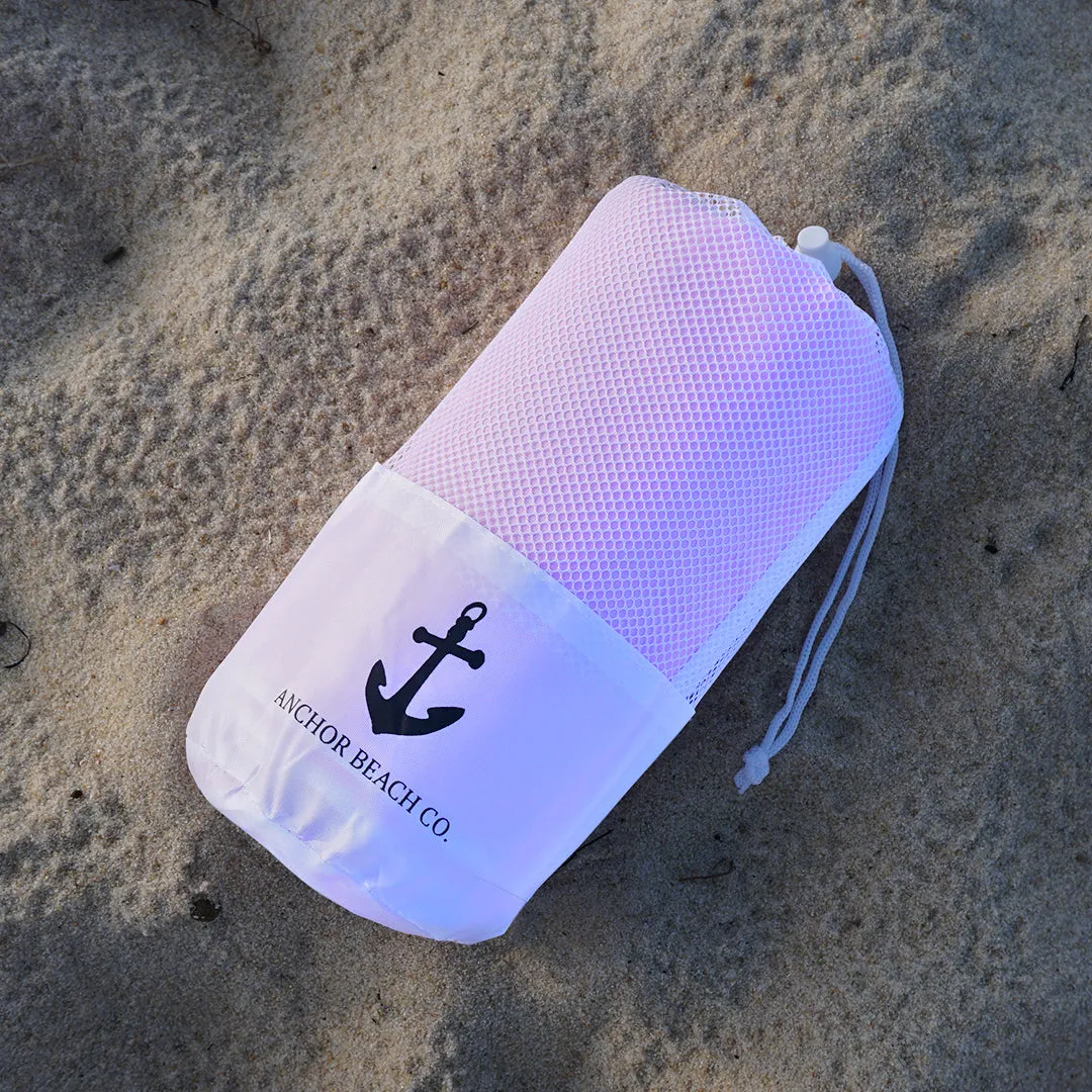 Extra Large Lightweight Quick Dry Beach Towel With Pockets - Perfect Summer Travel Gift