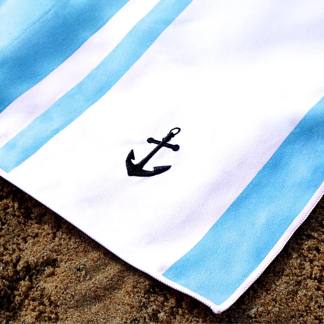 Extra Large Lightweight Quick Dry Beach Towel With Pockets - Perfect Summer Travel Gift
