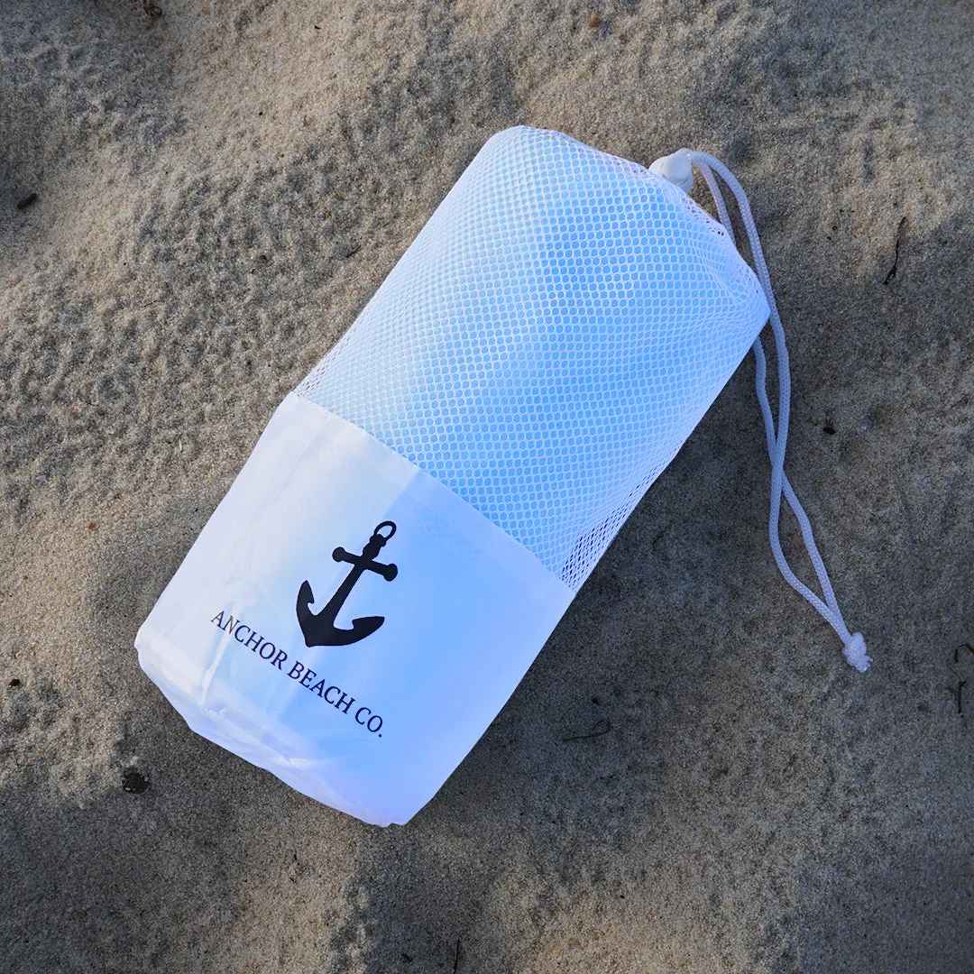 Extra Large Lightweight Quick Dry Beach Towel With Pockets - Perfect Summer Travel Gift