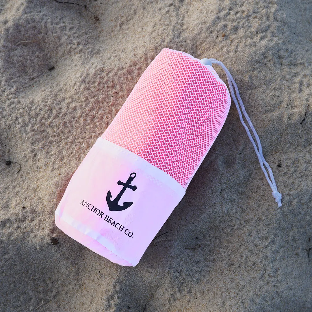 Extra Large Lightweight Quick Dry Beach Towel With Pockets - Perfect Summer Travel Gift