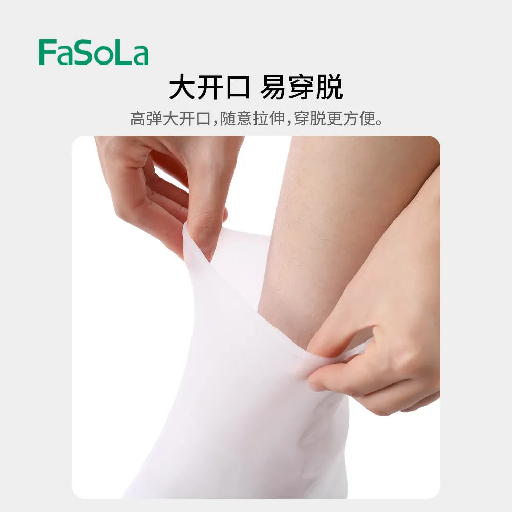 FaSoLa Waterproof Shoe Covers - Brown, Size 40-42