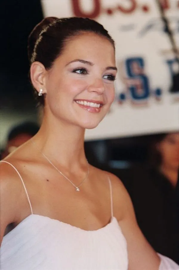 First Daughter Katie Holmes Dress Spaghetti Straps Prom Dress