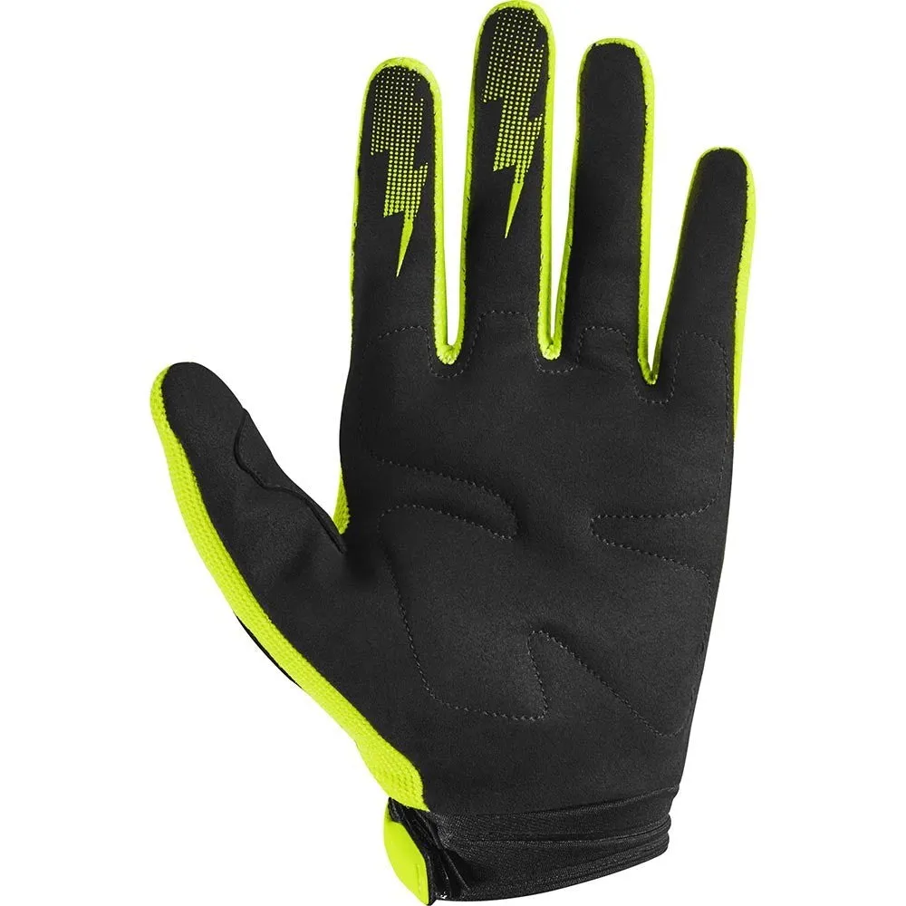 Fox Dirtpaw Gloves Fluro Yellow