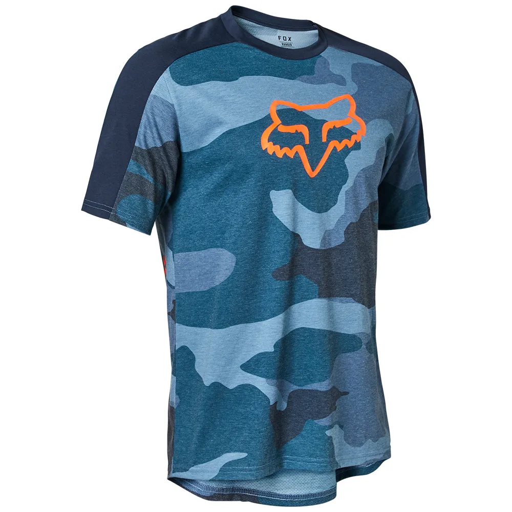 Fox Ranger DrireleaseÂ® Ss Jersey - Blue Camo