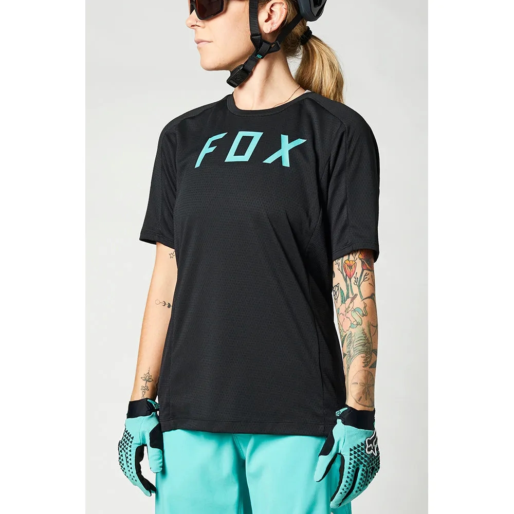 Fox Womens Defend Ss Jersey - Black