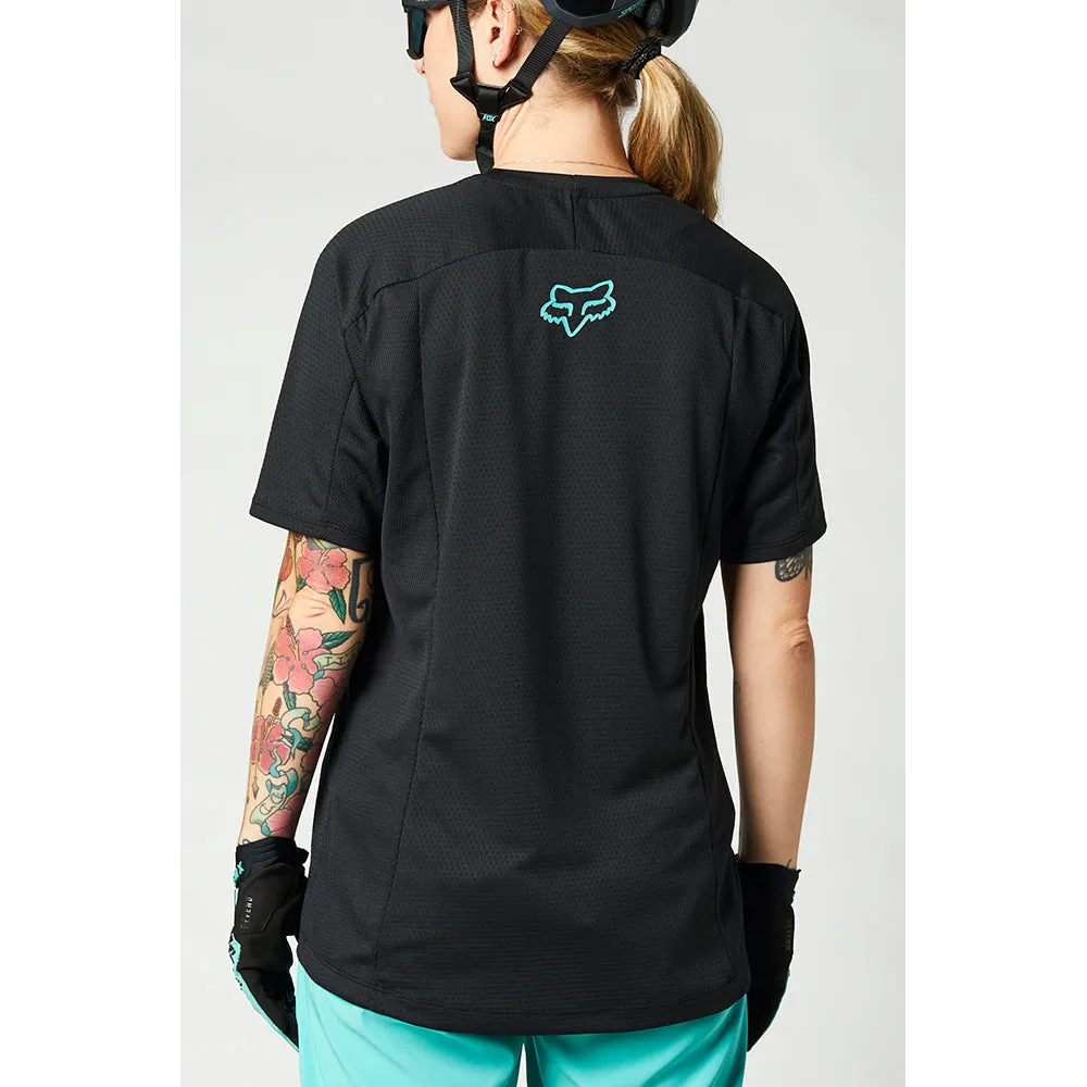 Fox Womens Defend Ss Jersey - Black