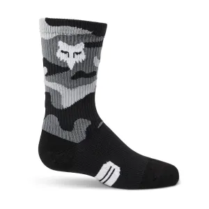 Fox Youth 6" Ranger Crew Socks Black Camo