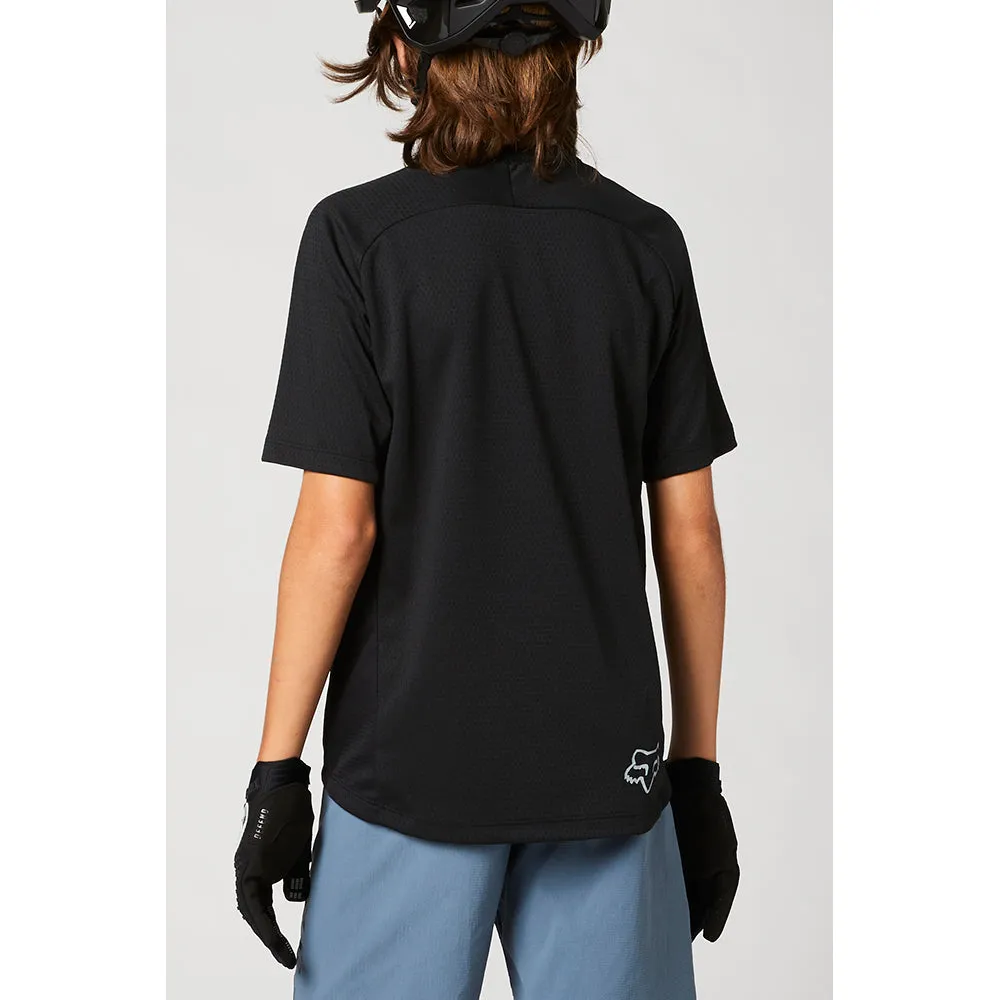 Fox Youth Defend Ss Jersey - Black