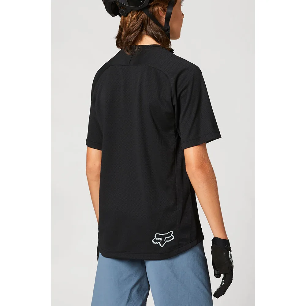 Fox Youth Defend Ss Jersey - Black