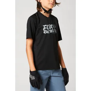Fox Youth Defend Ss Jersey - Black