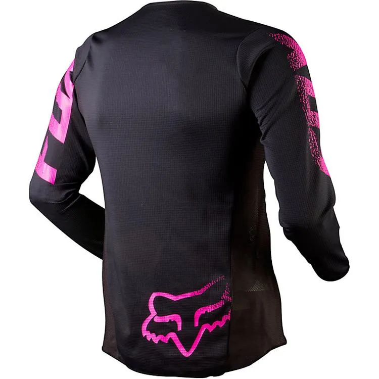 Fox Youth Girls Blackout Jersey - Black/Pink