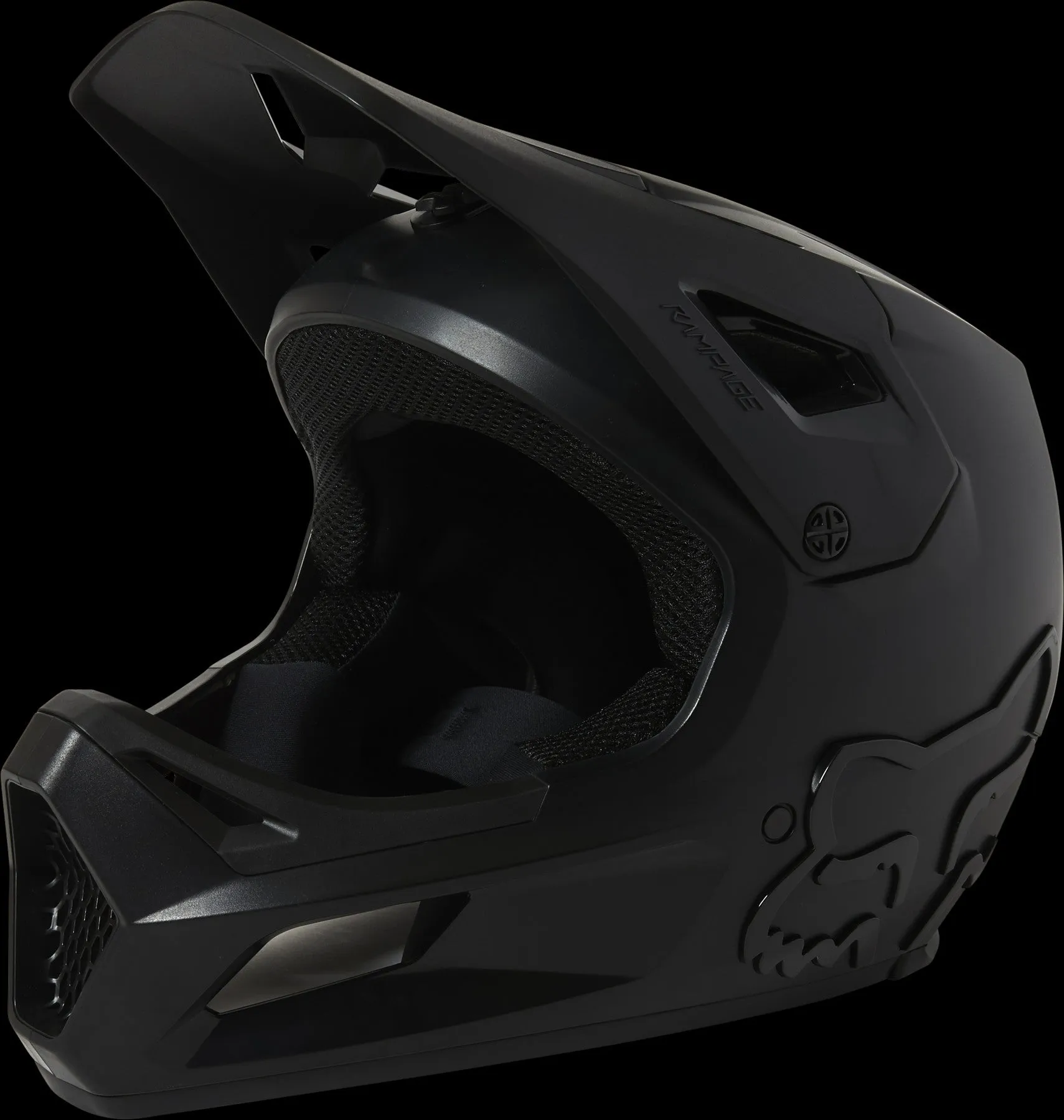 Fox Youth Rampage Helmet As Black S