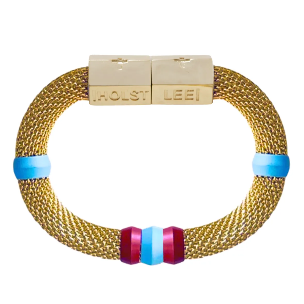 Gameday Mesh Bracelets Blue/Red