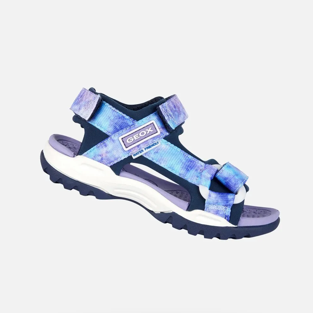 Geox - Borealis Girls Sandal - Navy/Violet