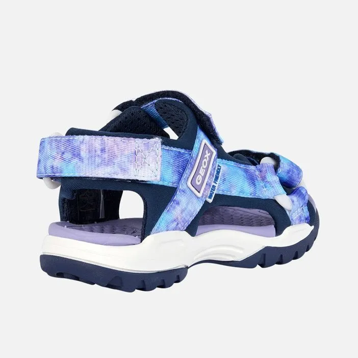 Geox - Borealis Girls Sandal - Navy/Violet
