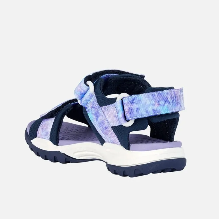 Geox - Borealis Girls Sandal - Navy/Violet