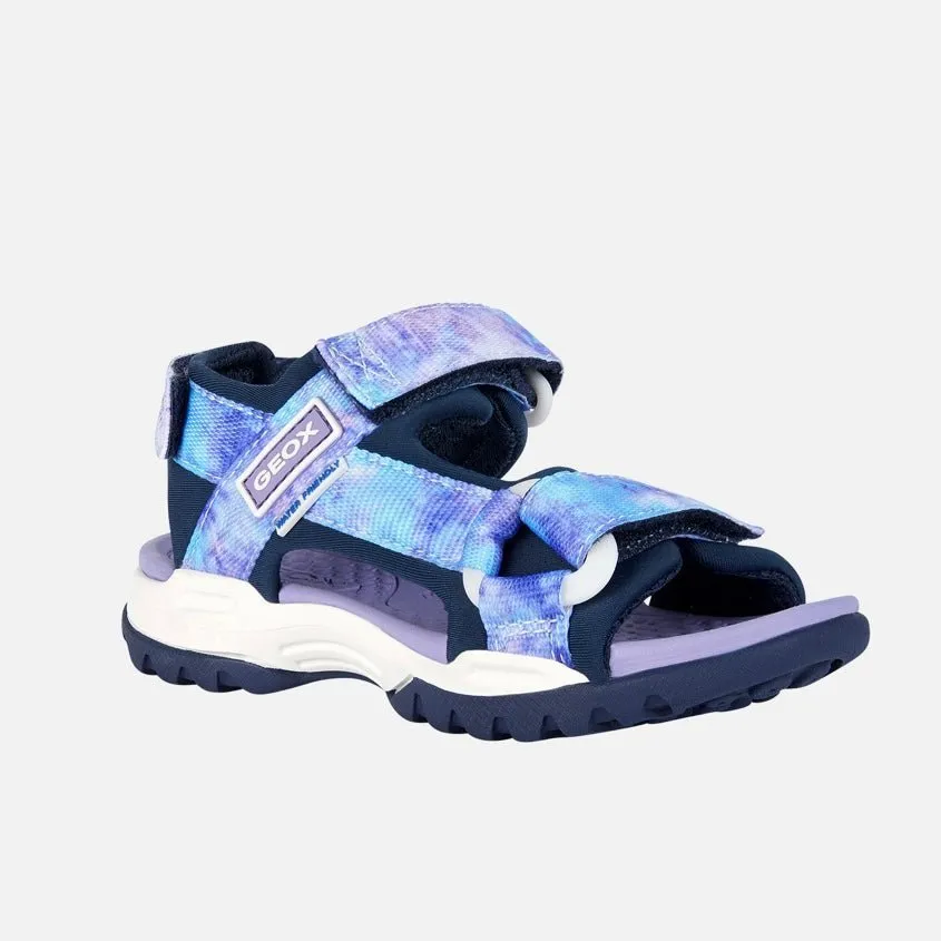 Geox - Borealis Girls Sandal - Navy/Violet