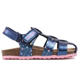 Geox - Chalki Sandal - Navy/Pink