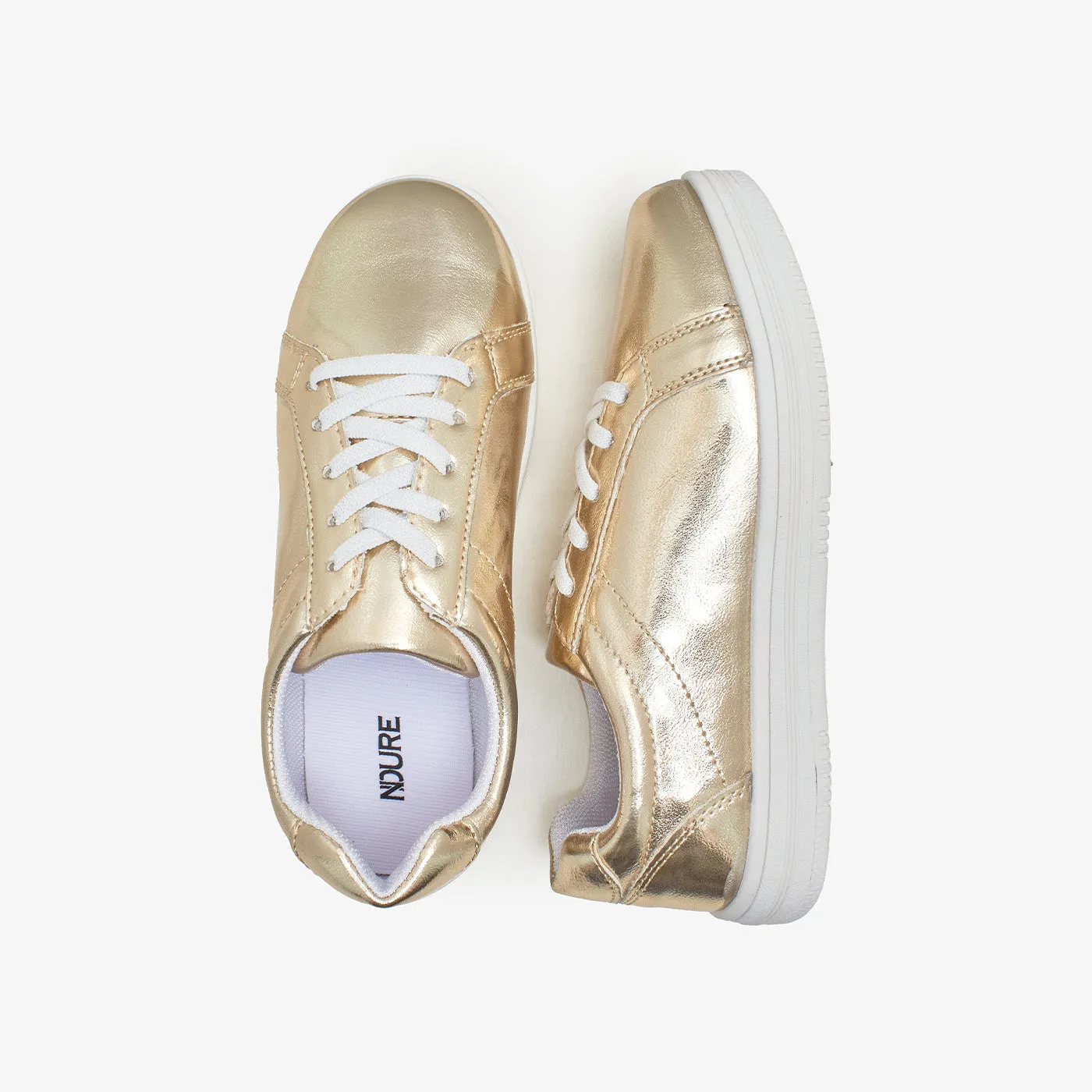 Girls' Metallic Sneakers