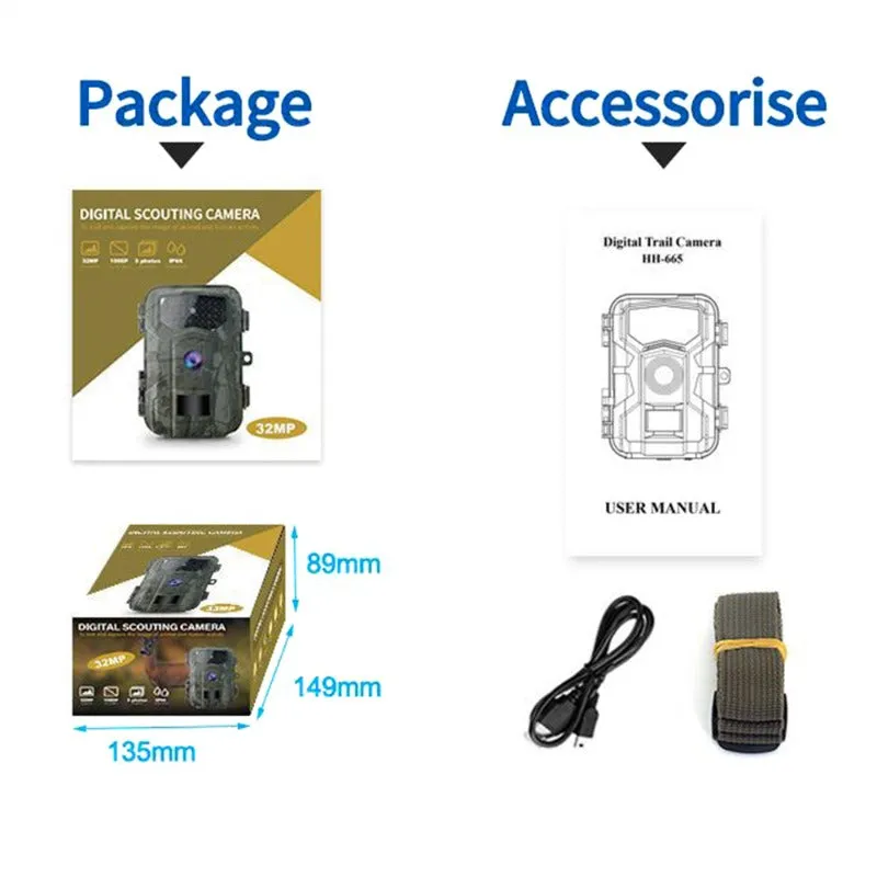 HC804A Trail Camera with Night Vision