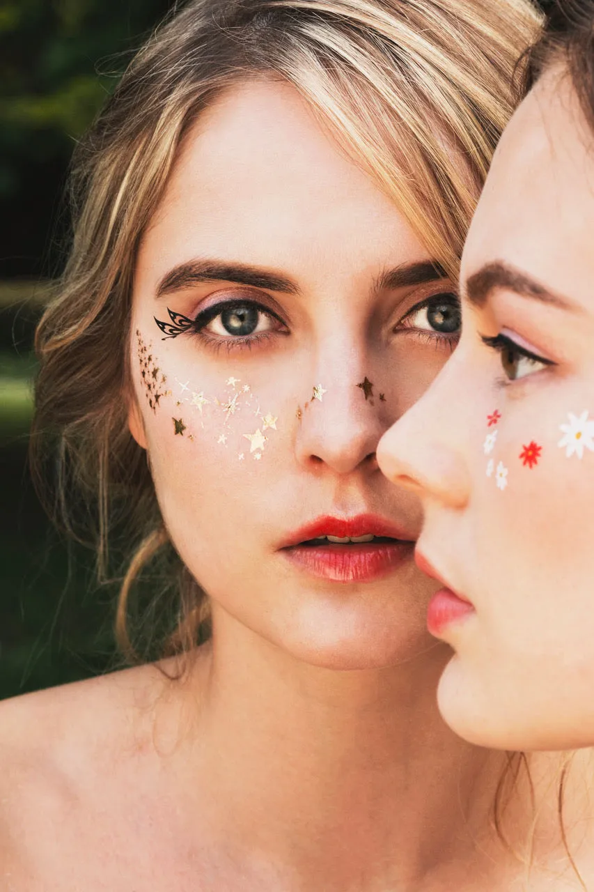 Hippie Daisy Temporary Tattoo